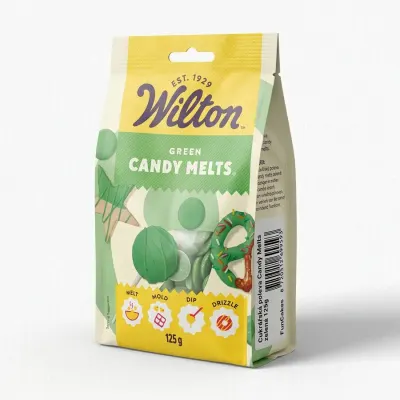 Cukrářská poleva Candy Melts zelená 125 g – Wilton