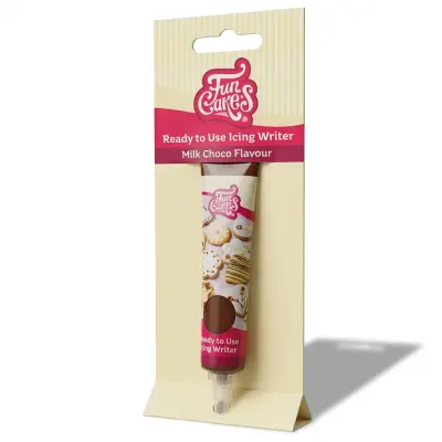 Zdobicí poleva v tubě mléčná čokoláda 25 g – FunCakes