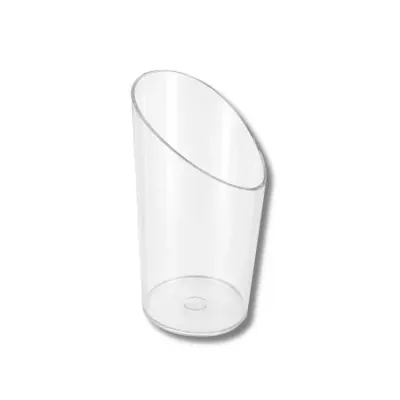 Plastový kelímek trojhranný průhledný 80 ml