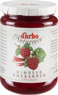 Džem malina s rebarborou 450 g – d'arbo