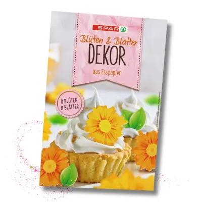 Květy z jedlého papíru měsíček lékařský 32 g, 8 ks – SPAR