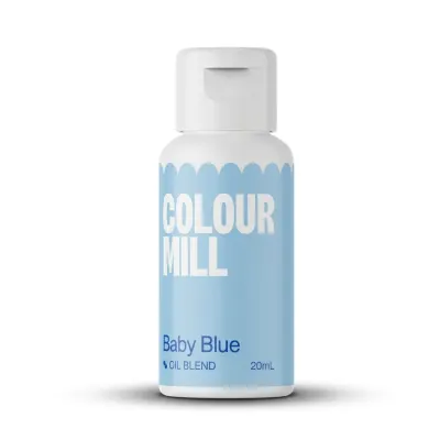 Tekutá olejová barva světle modrá (baby blue) 20 ml – Colour Mill