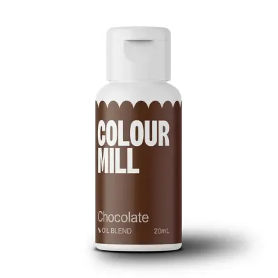 Tekutá olejová barva čokoládová 20ml – Colour Mill