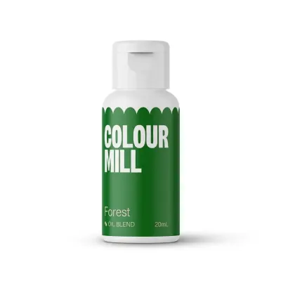 Tekutá olejová barva lesní zelená 20 ml – Colour Mill