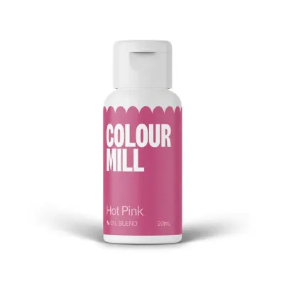 Tekutá olejová barva sytě růžová (hot pink) 20 ml – COLOUR MILL
