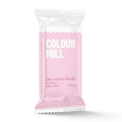 Potahovací hmota Decorators Dough světle růžová 250 g – Colour Mill