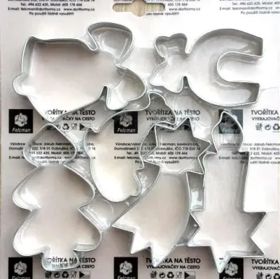 Vykrajovátka Vánoční perníčky 6–7 cm, 6 ks – Felcman