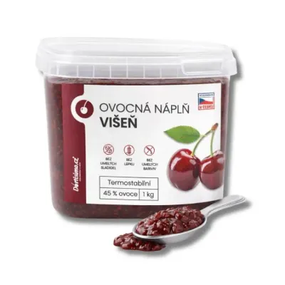 Ovocná náplň Višeň termostabilní 1 kg
