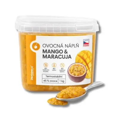 Ovocná náplň Mango & Maracuja termostabilní 1 kg