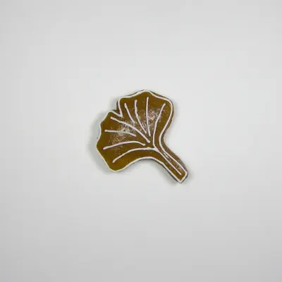 Nerezové vykrajovátko lístek ginko biloby 58 × 50 mm – Jandejsek