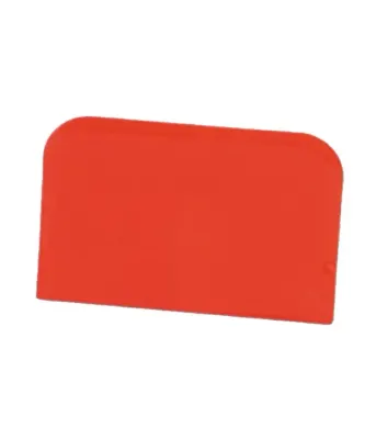 Cukrářská stírací karta zaoblená plastová 12 × 8,1 cm