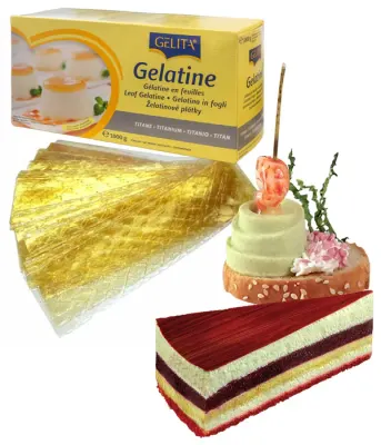 Plátková želatina GELITA Titanium 110 Bloom 1 kg – Gelita