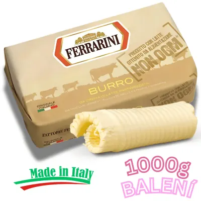 Máslo PRO CUKRÁŘE 83% italské máslo na pečení 1000 g – Ferrarini