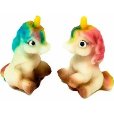 Marcipánová figurka jednorožec 6,5x4 cm, 35 g – FRISCHMANN