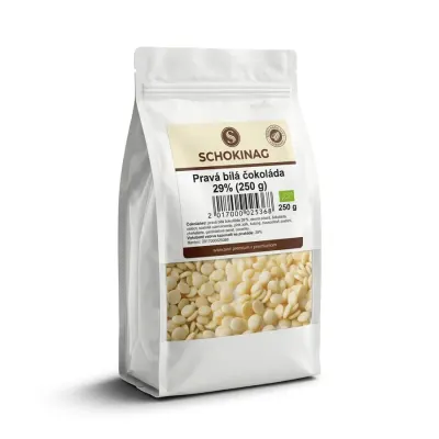 Pravá bílá čokoláda 29% (250 g)
