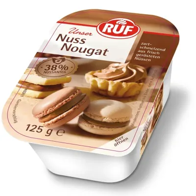 Nugátová náplň 38 % ořechů 125 g – RUF