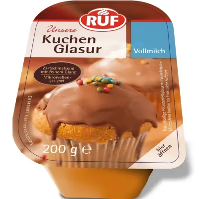 Čokoládová poleva mléčná na dorty 200g – RUF