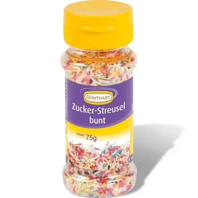 Cukrové sypání barevné tyčinky 75 g – Günthart