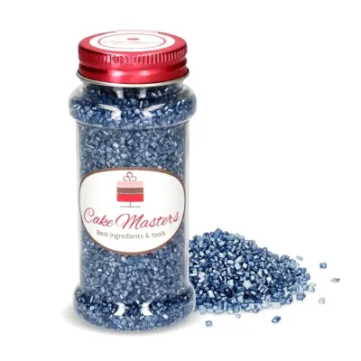 Barevný krystalický cukr modrý 100 g – Cake Masters