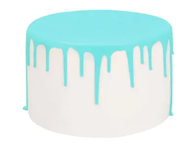 Poleva na stékající efekt Cake Drip baby modrá 250 g – Cake Masters