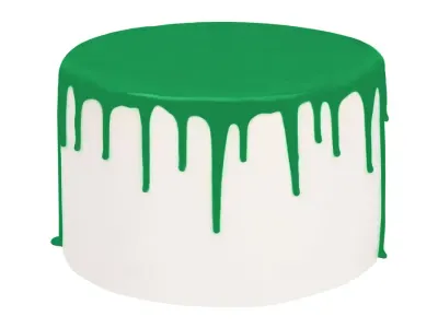 Zelená poleva Cake Drip v lahvičce 250 g – Cake Masters