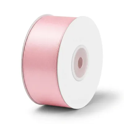 Světle růžová stuha 25 mm × 25 m – PartyDeco