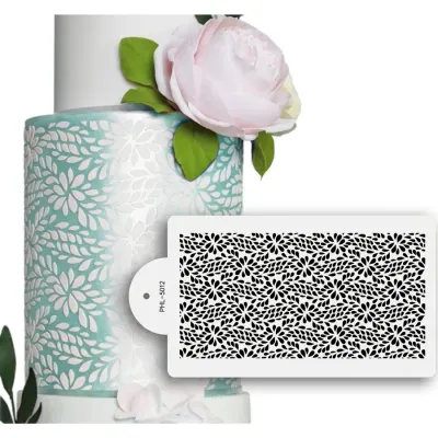 Stencil šablona na dort Flowers 40x21 cm – Cakesicq