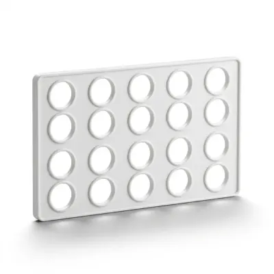 Šablona na laskonky kulatá 20 ks, 29,5 × 18 cm – Reproplast