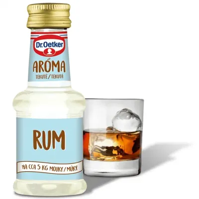 Cukrářské aroma rum tekuté 38 ml – Dr. Oetker