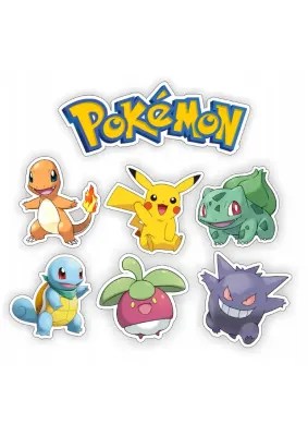 Pokemon – Ořez – jedlý papír na hranatý dort