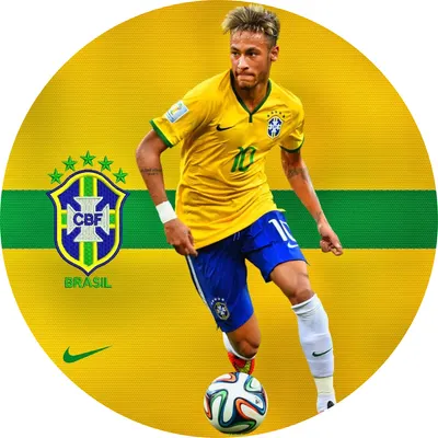 Neymar – Brazílie – jedlý obrázek na dort