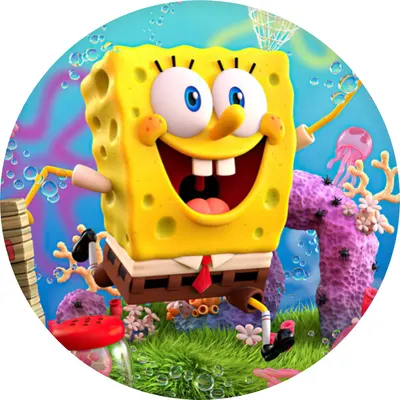 Spongebob – 3D postavička v korálech – jedlý obrázek na dort