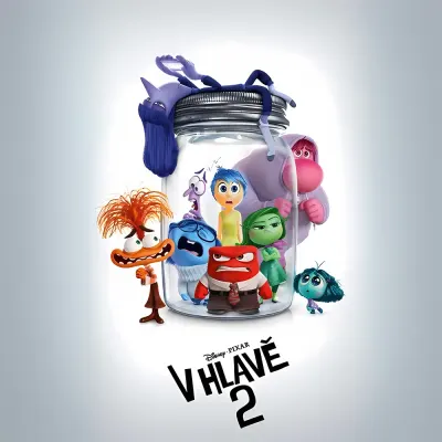 V hlavě 2 – emoce ve sklenici – jedlý obrázek na dort