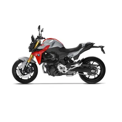 Motorka – sportovní stříbrno-červená BMW – jedlý obrázek na dort