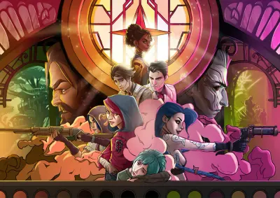 Arcane – Jinx, Vi a hrdinové Piltoveru – jedlý papír na hranatý dort