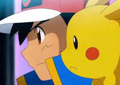 Pokémon – Ash Ketchum a Pikachu – jedlý papír na hranatý dort