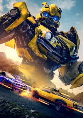 Transformers – Bumblebee a závodící auta – jedlý papír na hranatý dort