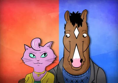 BoJack Horseman – BoJack a Princess Carolyn – jedlý papír na hranatý dort