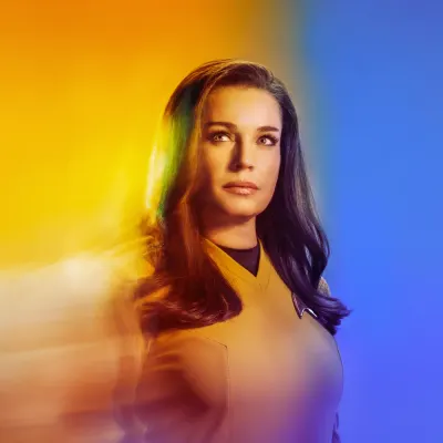 Star Trek – Una Chin-Riley v uniformě – jedlý obrázek na dort