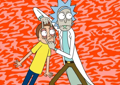 Rick and Morty – Rick rozevírá Mortyho oči – jedlý papír na hranatý dort