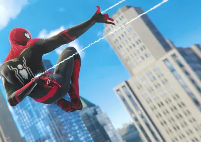 Spiderman – skok mezi mrakodrapy v New Yorku – jedlý papír na hranatý dort
