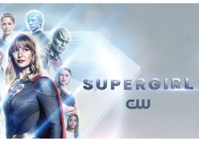 Supergirl – Kara Danvers a tým hrdinů – jedlý papír na hranatý dort