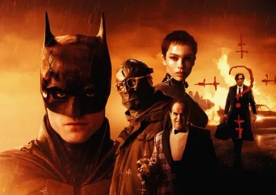 Batman – Temný rytíř a postavy z filmu – jedlý papír na hranatý dort