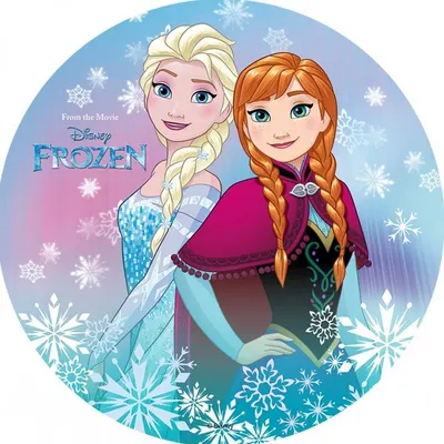 Elsa – Frozen – Ledové království – jedlý obrázek na dort